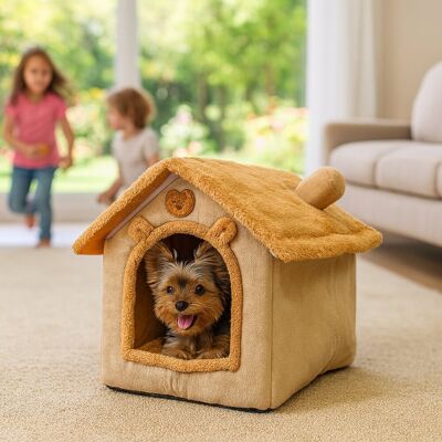 BeWell Domek Dla Małego Psa Kota 40x33x38cm Legowisko Pluszowe Budka Poduszka BeWell Domek Dla Małego Psa Kota 40x33x38cm Legowisko Pluszowe Budka Poduszka