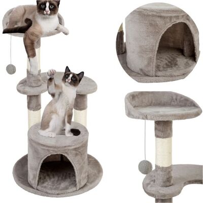 Drapak Dla Kota Wieża Z Budką Dogguru Play 45X80 Cm Drapak Dla Kota Wieża Z Budką Dogguru Play 45X80 Cm