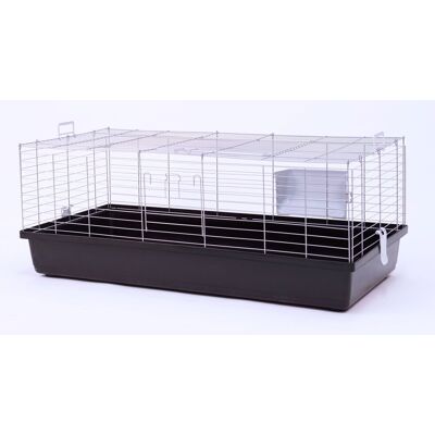 Pet Products Industries Duża Klatka Dla Królika I Świnki, 120 Cm; druty kolory srebrnego/czarny spód Pet Products Industries Duża Klatka Dla Królika I Świnki, 120 Cm; druty kolory srebrnego/czarny spód