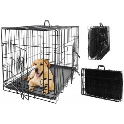 Inny producent Duża Klatka Dla Psa Do Samochodu Transportowa Kennel Metalowa 121X74X82 48' Inny producent Duża Klatka Dla Psa Do Samochodu Transportowa Kennel Metalowa 121X74X82 48'