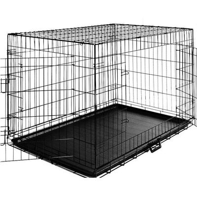 AML Duża Klatka Metalowa Kojec Dla Psów Psa 61X42X49 AML Duża Klatka Metalowa Kojec Dla Psów Psa 61X42X49