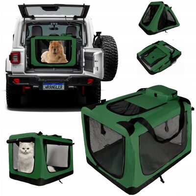 Tojato Duża Składana Torba Podróżna Dla Psa, Transporter, Legowisko, Kojec, Zielony 95X65X65Cm Xl Tojato Duża Składana Torba Podróżna Dla Psa, Transporter, Legowisko, Kojec, Zielony 95X65X65Cm Xl