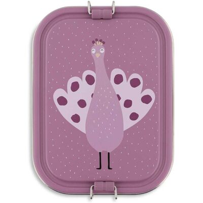 Duży stalowy lunch box - Paw Trixie Baby Duży stalowy lunch box - Paw Trixie Baby