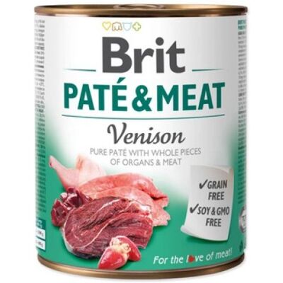 Dziczyzna BRIT Pate&Meat; Venison, 800 g Dziczyzna BRIT Pate&Meat; Venison, 800 g