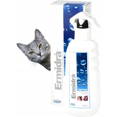ERMIDRA Spray 300ml Na Skórę Sierść Psa Kota Nawilżający Łagodzący Geulincx ERMIDRA Spray 300ml Na Skórę Sierść Psa Kota Nawilżający Łagodzący Geulincx