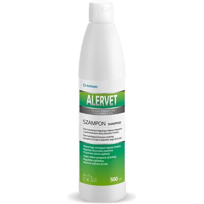 Eurowet Alervet szampon łagodzący podrażnienia dla psów i kotów 500ml Eurowet Alervet szampon łagodzący podrażnienia dla psów i kotów 500ml
