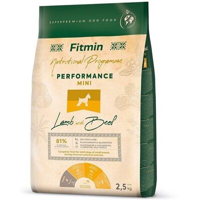 Fitmin Karma dla psów Mini Performance Jagnię & Wołowina Fitmin Karma dla psów Mini Performance Jagnię & Wołowina