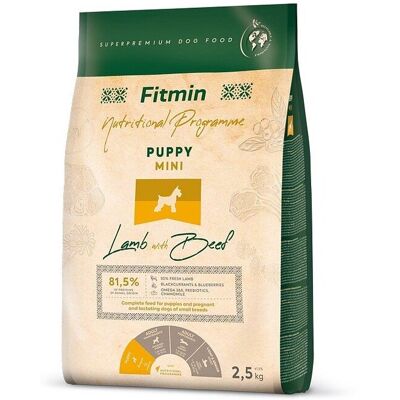 FITMIN Karma dla Małych Ras Szczeniąt i Ciężarnych Suczek 2,5 kg FITMIN Karma dla Małych Ras Szczeniąt i Ciężarnych Suczek 2,5 kg