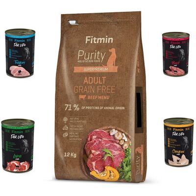 Fitmin dog Purity Grain Free Adult Beef12kg Fitmin dog Purity Grain Free Adult Beef12kg