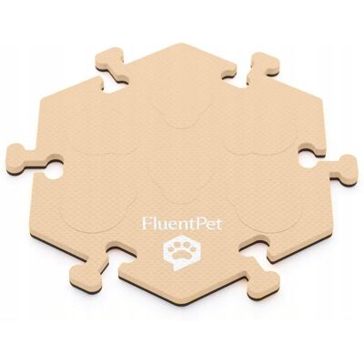 Inny producent FluentPet HexTile Compact - Piankowa mata do przycisków Jasno beżowa Inny producent FluentPet HexTile Compact - Piankowa mata do przycisków Jasno beżowa