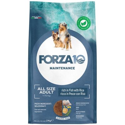 FORZA10 Karma dla psów konserwacja ryba i ryż - 2 kg FORZA10 Karma dla psów konserwacja ryba i ryż - 2 kg