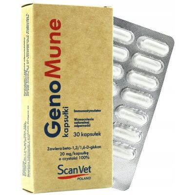 ScanVet Genomune kapsułki 30 szt. ScanVet Genomune kapsułki 30 szt.