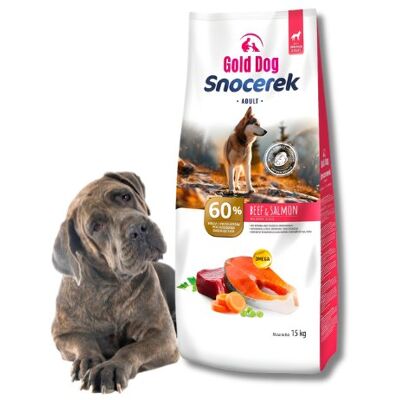 Inny producent Gold Dog Snocerek Adult 15kg Sucha karma dla psa z wołowiną i łososiem Inny producent Gold Dog Snocerek Adult 15kg Sucha karma dla psa z wołowiną i łososiem