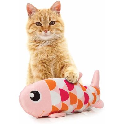 Hagen Groovy fish, zabawka, dla kota, różowa, 25 cm, z kocimiętką, ładowana USB Hagen Groovy fish, zabawka, dla kota, różowa, 25 cm, z kocimiętką, ładowana USB