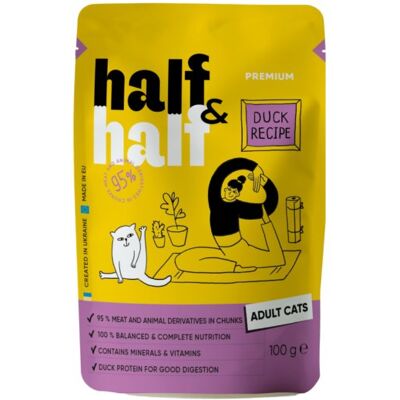 Other HALF½ Premium Mokra karma dla kota adult kaczka 24x100g Other HALF½ Premium Mokra karma dla kota adult kaczka 24x100g