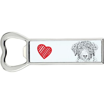 Hiszpański pies wodny - otwieracz do butelek z psem, personalizowany otwieracz na lodówkę, wyjątkowy upominek dla mężczyzny marki Art-Dog Hiszpański pies wodny - otwieracz do butelek z psem, personalizowany otwieracz na lodówkę, wyjątkowy upominek dla mężczyzny marki Art-Dog
