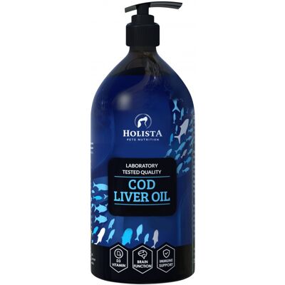 Alpha Holista Cod Liver Oil 1000ml OLEJ DLA PSA Alpha Holista Cod Liver Oil 1000ml OLEJ DLA PSA