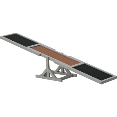 PawHut Huśtawka dla psa, agility, drewniana, dla dużych psów PawHut Huśtawka dla psa, agility, drewniana, dla dużych psów