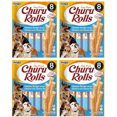 Inaba Dog Churu Rolls Wraps 32x12g Przysmak Dla Psa Kurczak Z Serem Inaba Dog Churu Rolls Wraps 32x12g Przysmak Dla Psa Kurczak Z Serem