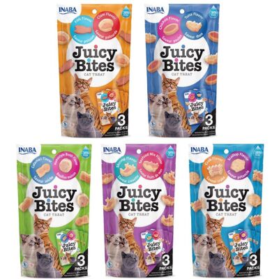 Inaba Juicy Bites 5x33,9g Wilgotny Przysmak Dla Kota Ciasteczka Mix Smaków Inaba Juicy Bites 5x33,9g Wilgotny Przysmak Dla Kota Ciasteczka Mix Smaków
