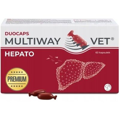 JM SANTE MULTIWAY VET DUOCAPS HEPATO wsparcie wątroby psa i kota 60 kaps JM SANTE MULTIWAY VET DUOCAPS HEPATO wsparcie wątroby psa i kota 60 kaps