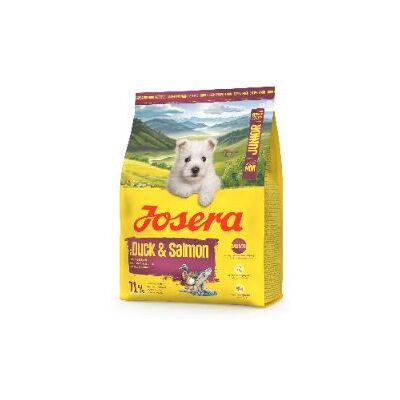 Josera Mini Junior Duck&Salmon; 5x900g Karma Dla Szczeniąt Kaczka i Łosoś Josera Mini Junior Duck&Salmon; 5x900g Karma Dla Szczeniąt Kaczka i Łosoś