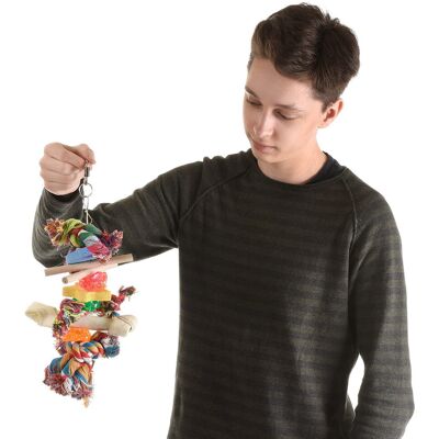 Parrot Planet Kamienny Kebab L Naturalna Zabawka dla Papug Z Minerałami Dba o dziobek i pazurki Parrot Planet Kamienny Kebab L Naturalna Zabawka dla Papug Z Minerałami Dba o dziobek i pazurki