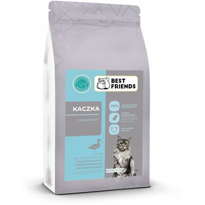 Best Friends Karma dla kota po sterylizacji, kot z nadwagą, Kaczka z sardynkami 1,5kg Best Friends Karma dla kota po sterylizacji, kot z nadwagą, Kaczka z sardynkami 1,5kg