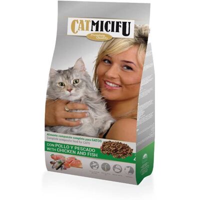 Inny producent Karma dla kota ryba kurczak Cat Micifu 20 kg Premium Inny producent Karma dla kota ryba kurczak Cat Micifu 20 kg Premium