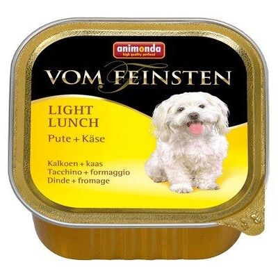 Karma dla psów, ANIMONDA VOM FEINSTEN Light Lunch, indyk i ser, 150 g. Karma dla psów, ANIMONDA VOM FEINSTEN Light Lunch, indyk i ser, 150 g.