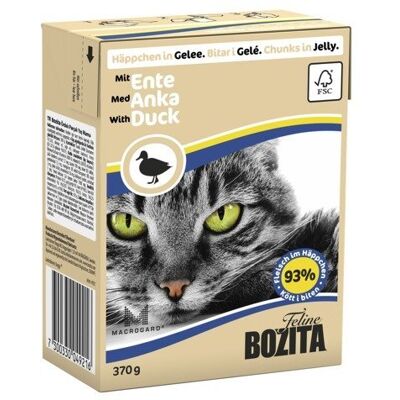 Karma mokra dla kota Bozita, kawałki w galaretce z kaczką, 370 g Karma mokra dla kota Bozita, kawałki w galaretce z kaczką, 370 g