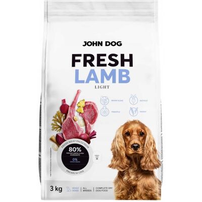 Karma sucha dla psa John Dog Jagnięcina 3kg Karma sucha dla psa John Dog Jagnięcina 3kg