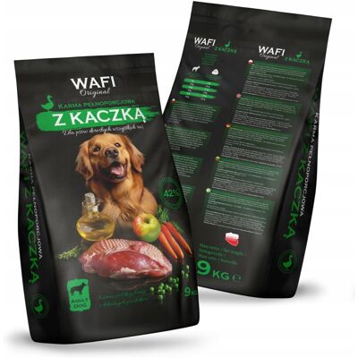 Inny producent Karma Sucha dla psa WAFI z Kaczką 42% Mięsa 9 kg Inny producent Karma Sucha dla psa WAFI z Kaczką 42% Mięsa 9 kg