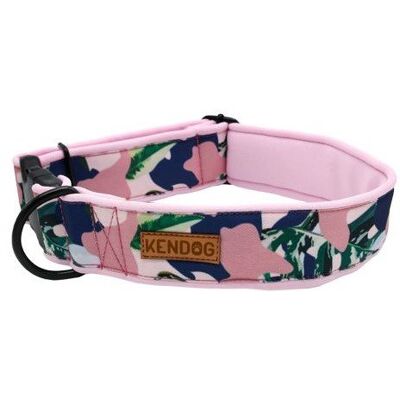 KENDOG Różowe Moro Obroża S 3cm 30-45 cm KENDOG Różowe Moro Obroża S 3cm 30-45 cm
