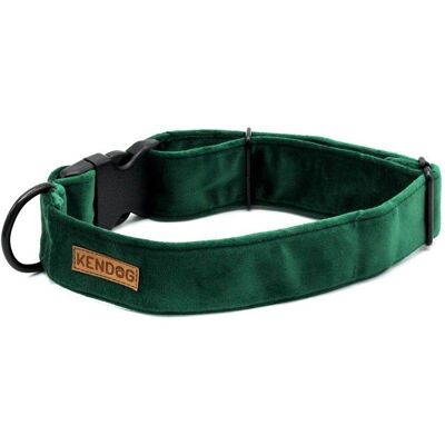 KENDOG Velvet Green Obroża XS 1,5cm KENDOG Velvet Green Obroża XS 1,5cm