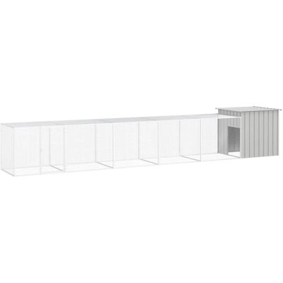 Klatka dla kur 600x91x100cm ze stali galwanizowanej Klatka dla kur 600x91x100cm ze stali galwanizowanej