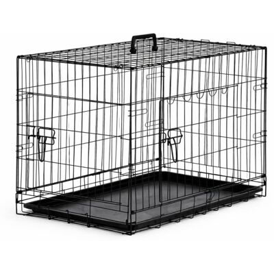 Inny producent Klatka Kennelowa Metalowa Kojec Transporter Dla Psa Kota L 91x60x67cm Inny producent Klatka Kennelowa Metalowa Kojec Transporter Dla Psa Kota L 91x60x67cm