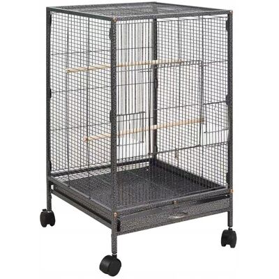 REXO Klatka metalowa dla ptaków egzotycznych woliera dla ptaków domowych 80 cm REXO Klatka metalowa dla ptaków egzotycznych woliera dla ptaków domowych 80 cm