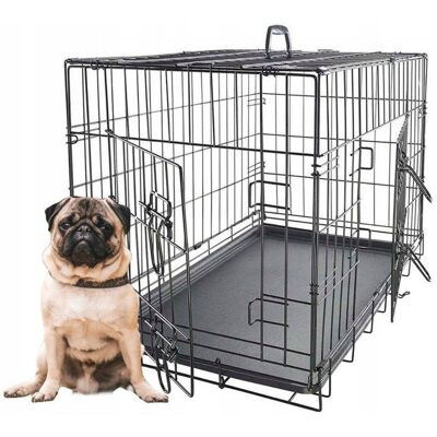 Inny producent Klatka Metalowa Kojec Dla Psa Kota Transporter Rozmiar 30' (76.2 X 48.3 X 54.6 Cm) Inny producent Klatka Metalowa Kojec Dla Psa Kota Transporter Rozmiar 30' (76.2 X 48.3 X 54.6 Cm)