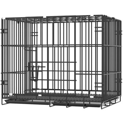 Klatka Transporter Dla Zwierząt Metalowa 70X51X60Cm Perfectlife Klatka Transporter Dla Zwierząt Metalowa 70X51X60Cm Perfectlife