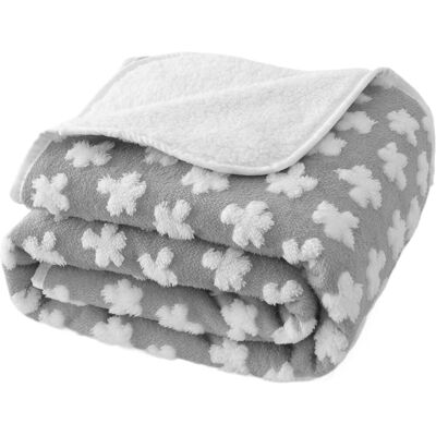 Inny producent Koc dla Psa i Kota Wodoodporny z Miękkim Wypełnieniem 130x160 cm Szary Inny producent Koc dla Psa i Kota Wodoodporny z Miękkim Wypełnieniem 130x160 cm Szary