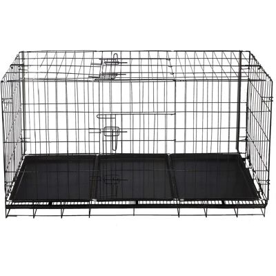 Springos Kojec Dla Zwierząt Wybieg Dla Szczeniaków Klatka Dla Psa 130x60x70 Cm Springos Kojec Dla Zwierząt Wybieg Dla Szczeniaków Klatka Dla Psa 130x60x70 Cm
