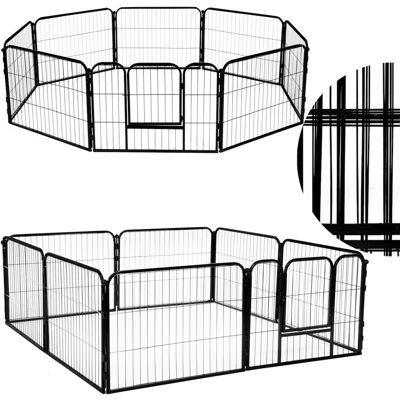 Springos Kojec Dla Zwierząt Wybieg Dla Szczeniaków Klatka Metalowa Dla Psa 160 X 160 Cm Springos Kojec Dla Zwierząt Wybieg Dla Szczeniaków Klatka Metalowa Dla Psa 160 X 160 Cm