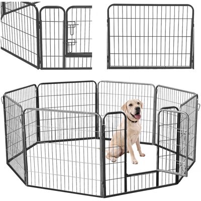 Kojec dla zwierząt 80x80cm Malatec - Podwójne zabezpieczenie Kojec dla zwierząt 80x80cm Malatec - Podwójne zabezpieczenie