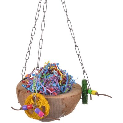Parrot Planet Kokosowa Kołyska- Zabawka dla papug Parrot Planet Kokosowa Kołyska- Zabawka dla papug