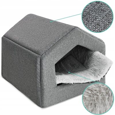 Inny producent Legowisko Buda Dla Psa Kota Domek Xl Len + Futro Inny producent Legowisko Buda Dla Psa Kota Domek Xl Len + Futro