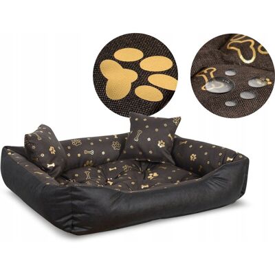 GOLDEN BONES - Golden Bones - Brązowy - 115x95 cm - Dog Bed GOLDEN BONES - Golden Bones - Brązowy - 115x95 cm - Dog Bed