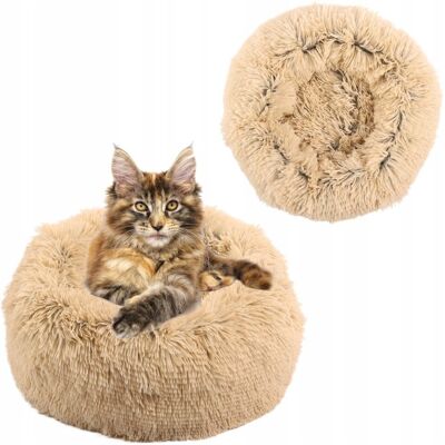 Plush Nest Legowisko dla psa, pluszowa chmurka, Pet Zen, beżowe, 65 cm Plush Nest Legowisko dla psa, pluszowa chmurka, Pet Zen, beżowe, 65 cm