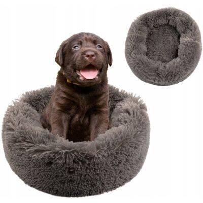 Plush Nest Legowisko dla psa, pluszowa chmurka, Pet Zen, szare, 65 cm Plush Nest Legowisko dla psa, pluszowa chmurka, Pet Zen, szare, 65 cm