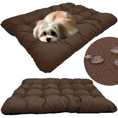AIO FACTORY Legowisko dla psa poduszka PRESTIGE 120x80 cm wodoodporna brązowe AIO FACTORY Legowisko dla psa poduszka PRESTIGE 120x80 cm wodoodporna brązowe